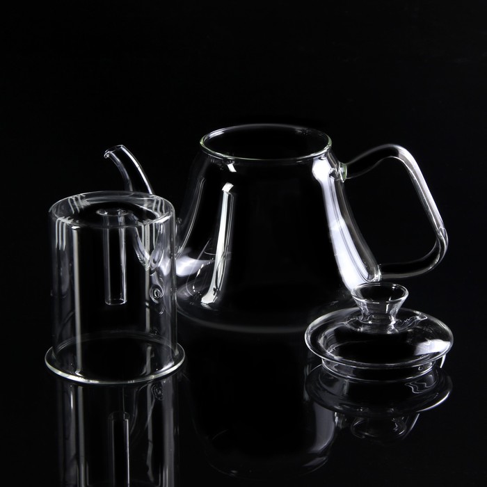 Чайник заварочный 1,2 л "Бинг", со стеклянным ситом