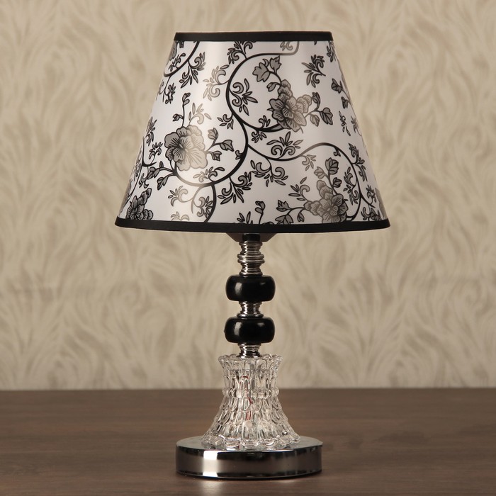 Лампа настольная "Элегия" Е27 40W 220В низ с подсветкой 33х22х22 см