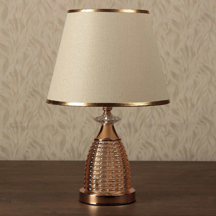 Лампа настольная "Дюны" Е27 40W 220В низ с подсветкой 43х28х28 см