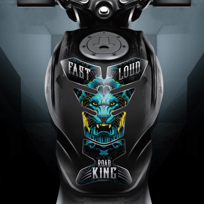 Наклейка на мотоцикл "Road King", 25 х 18 см