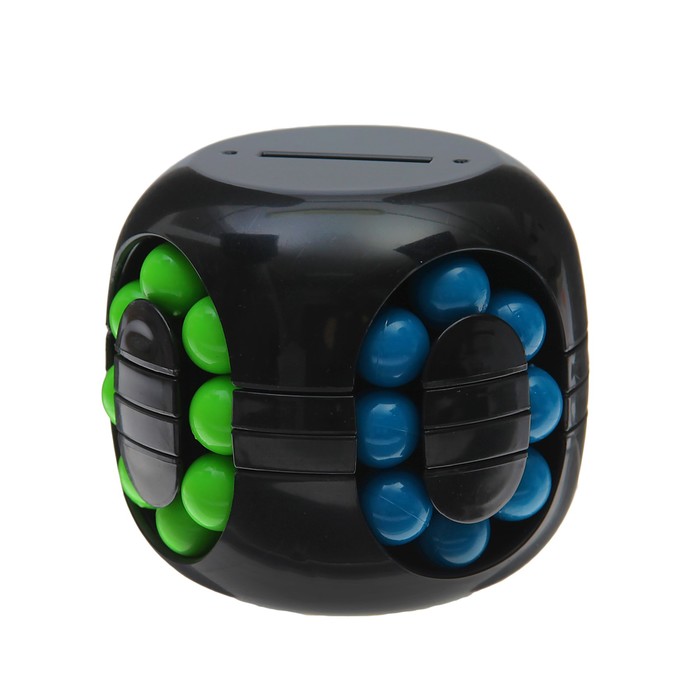 Головоломка "Шарики" с копилкой, цвет чёрный