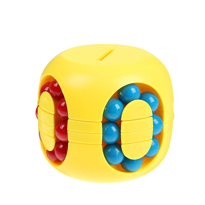 Головоломка "Шарики" с копилкой, цвет жёлтый