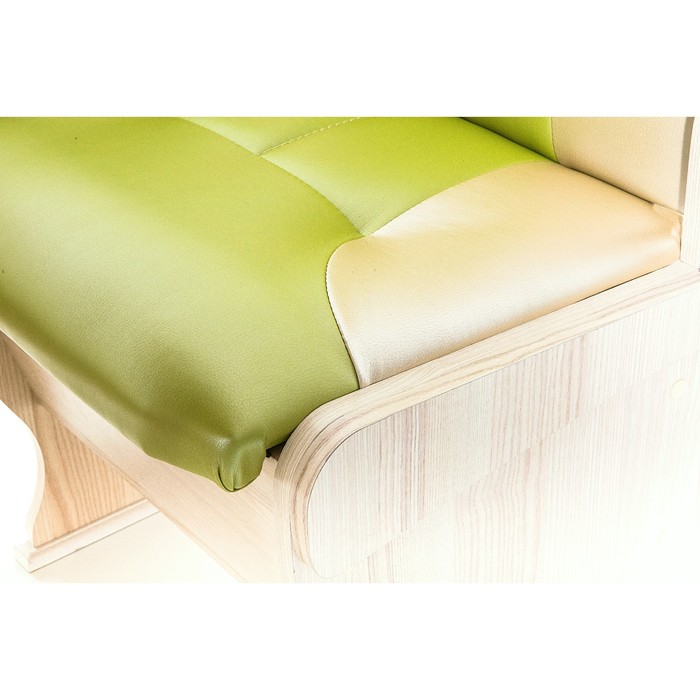 Кухонный уголок универсальный Орхидея 1500х1100х840 Ясень/Фисташка беж