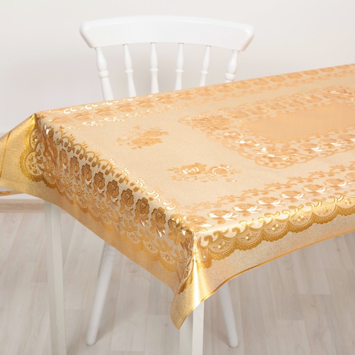 Клеенка столовая на ткани (рулон 20 скатертей 90х150 см), толщина 0,35 мм