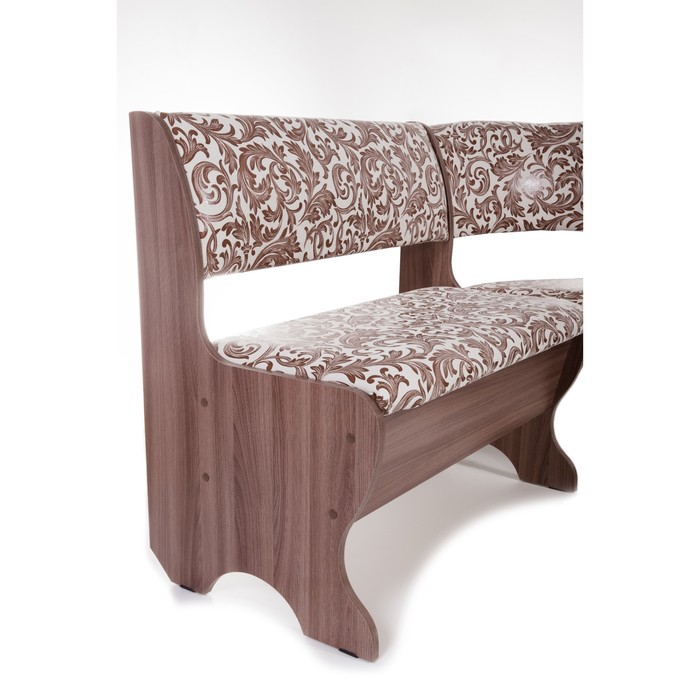 Кухонный уголок универсальный Тюльпан 1350х1000х840 Шимо ясень темный/Бежевый