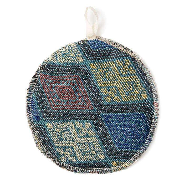Прихватка "Этель", гобеленовая d16 см, цв. МИКС