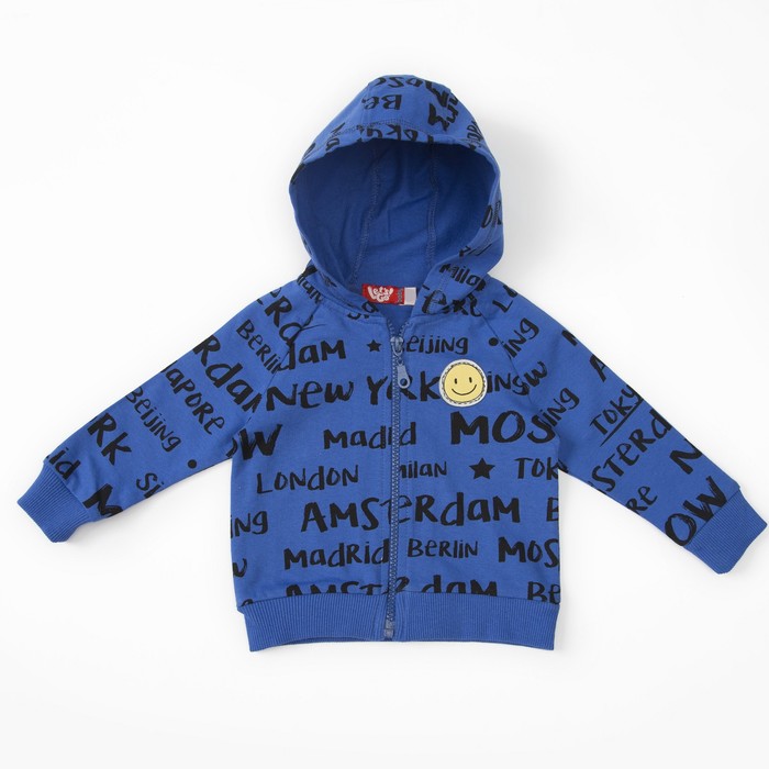 Джемпер для мальчика,рост 80 (52) см, цвет синий 6232