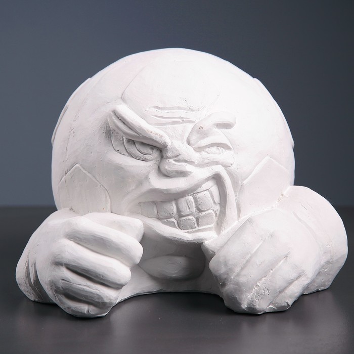 Копилка-раскраска "Мяч вратарь с крагами" 25см