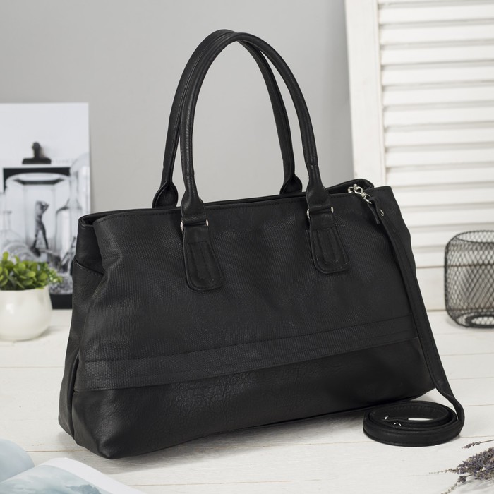 Сумка женская, отдел на молнии, наружный карман, цвет синий