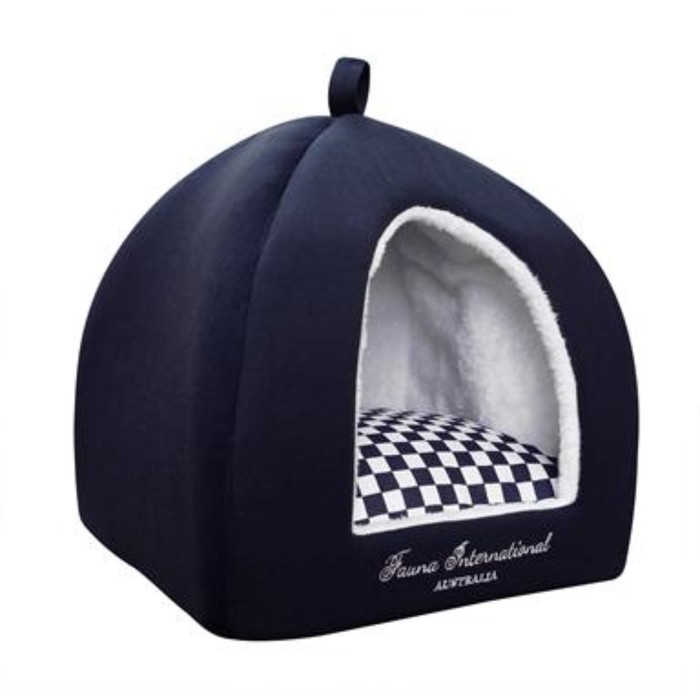 Домик Fauna INT JUBILEE BLUE, для кошки, 35х35х40см