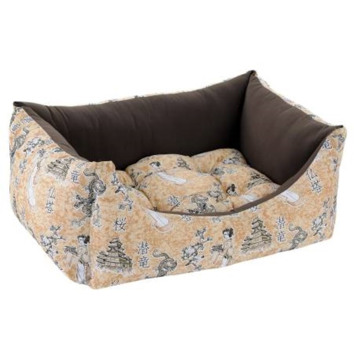 Лежак Fauna INT TOKYO CORAL, мягкий, 62х48х21см