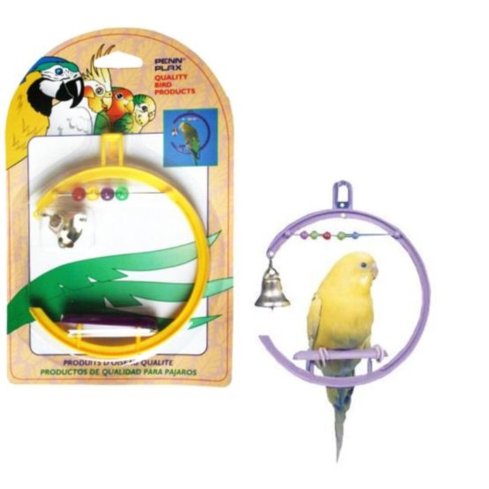 Игрушка PENN-PLAX "Качели со счетами, колокольчик", для птиц