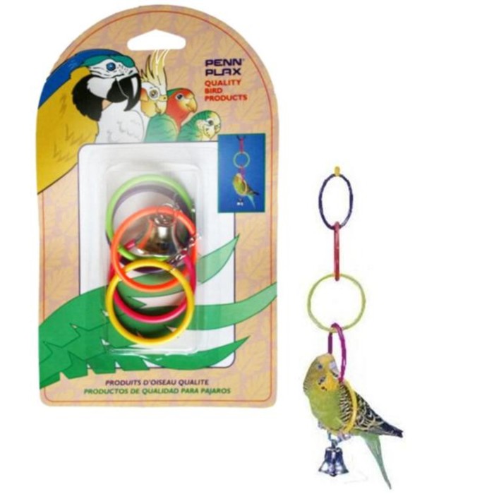 Игрушка PENN-PLAX "Олимпийские окна", для птиц, малые