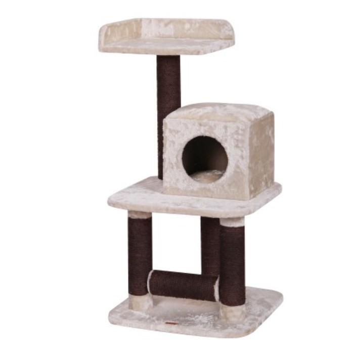Игровая площадка Fauna INT BUERE, для кошек, крем./т.коричневая