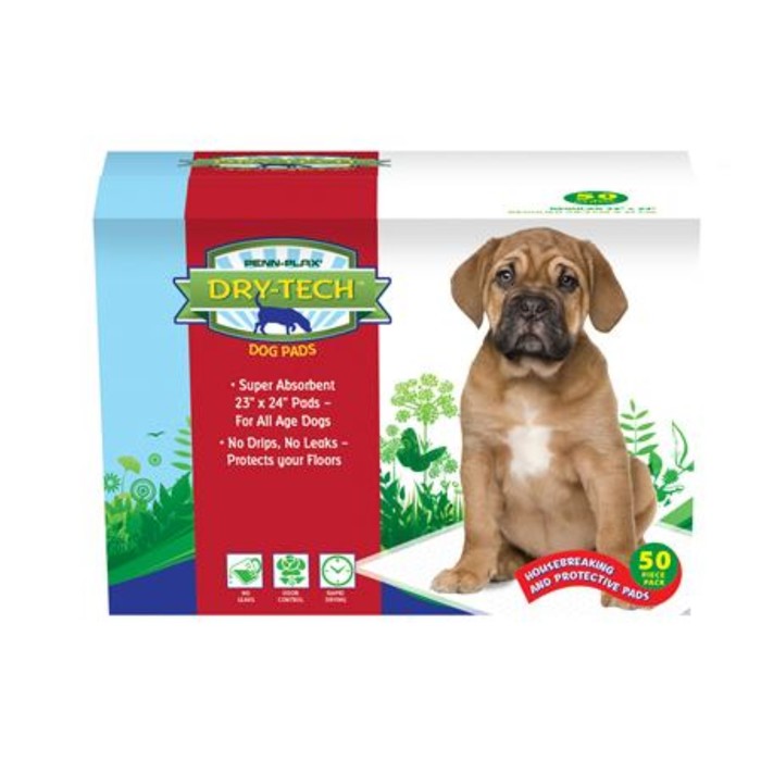 Подстилки PENN-PLAX DRY TECH PADS 4, 58х61см, 50шт/уп