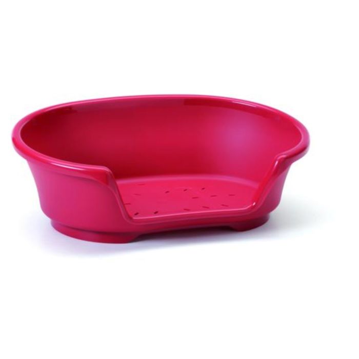 Лежак пластиковый COSY AIR 45 см красный