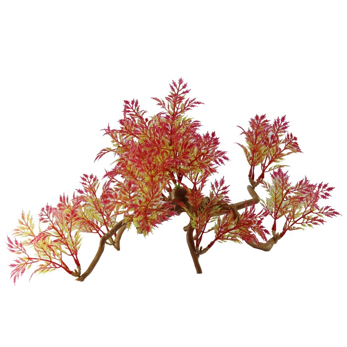 Декорация  Fauna INT "Растение на коряге" №37, 35х10х20см, пластик