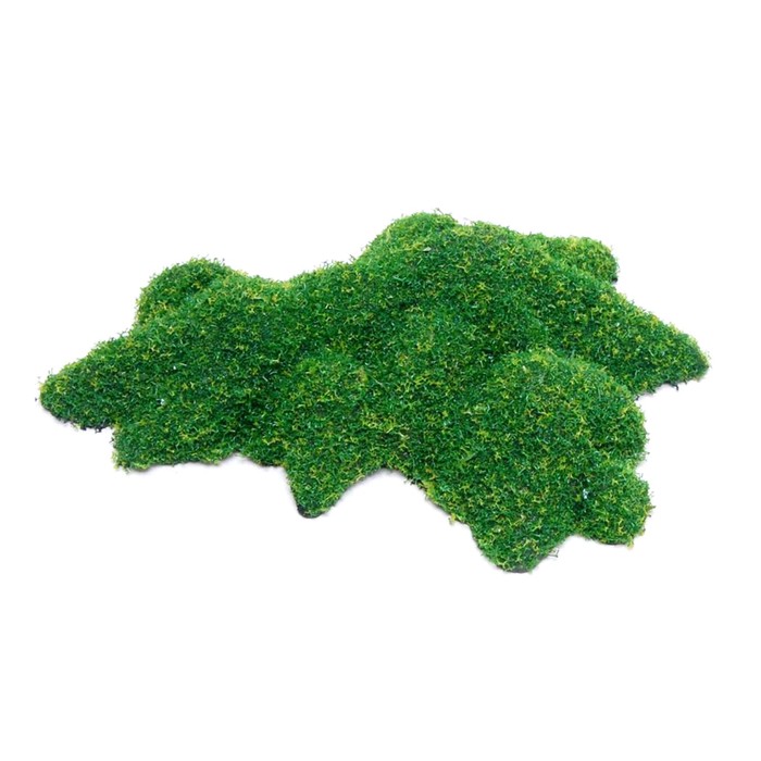 Декорация Fauna INT "Зеленый мох", 15,5х10х4,5см, пластик