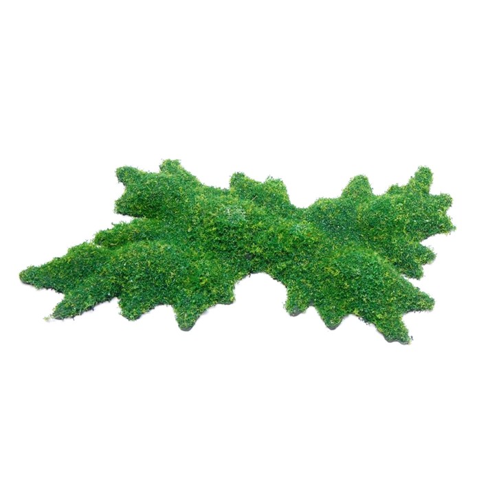 Декорация Fauna INT "Зеленый мох", 22х13х2,5см, пластик