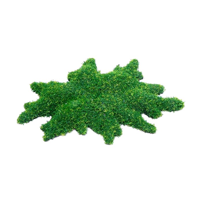 Декорация Fauna INT "Зеленый мох", 16х10х2,5см, пластик