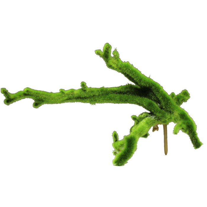 Декорация Fauna INT "Коряга зеленая", 21х11х12см, пластик