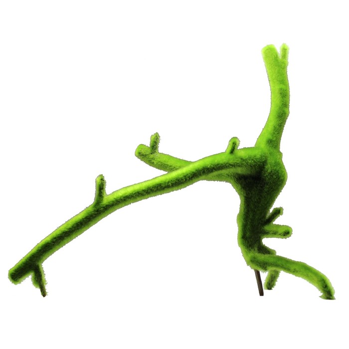 Декорация Fauna INT "Коряга зеленая", 20х14х17см, пластик