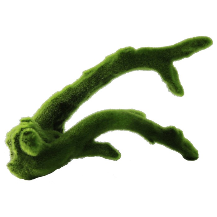 Декорация Fauna INT "Коряга зеленая", 18х11х12см, пластик