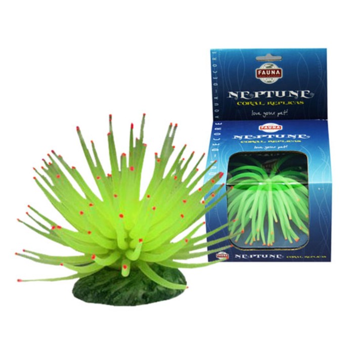 Декорация Fauna INT "Коралл", 13х13х10см, зеленый