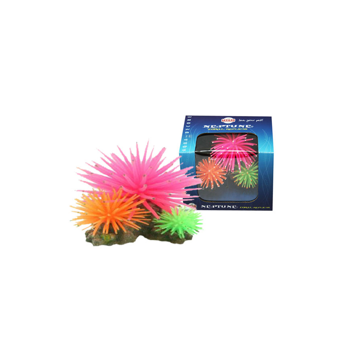 Декорация Fauna INT "Кораллы", 10,5х9,5х8см, черн/бел/фиолетовый