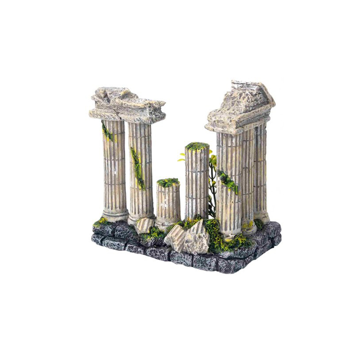 Декорация Fauna INT "Античные руины", 12,5х7,7х12,7см, пластик