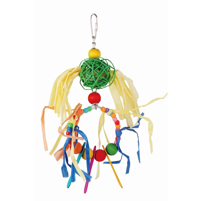 Игрушка Fauna INT "Мяч и кольцо", для птиц