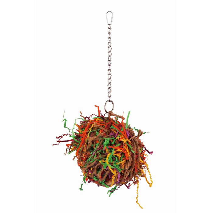 Игрушка Fauna INT "Сетка с хвостиками", для птиц, малая
