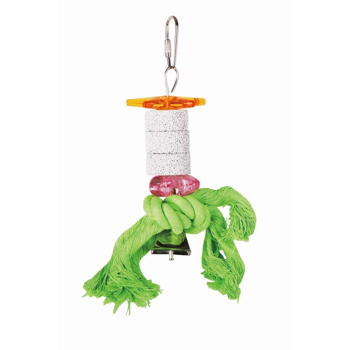 Игрушка Fauna INT "Вулканический камень", для птиц, 23х5,7см