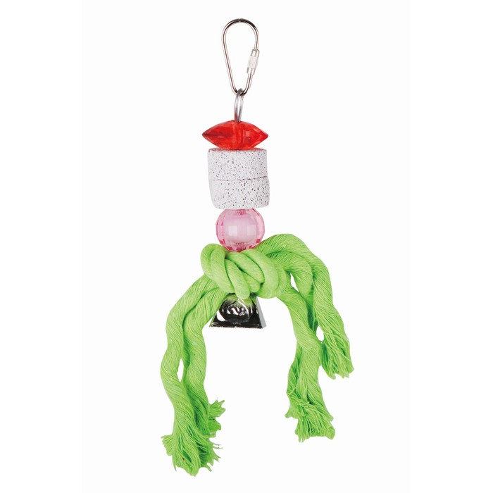 Игрушка Fauna INT "Вулканический камень", для птиц, 30х7,6см