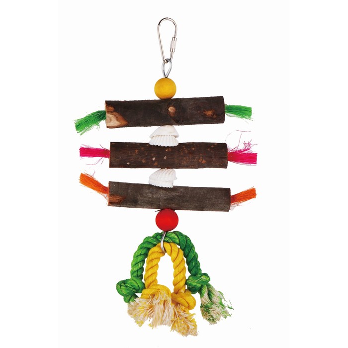 Игрушка Fauna INT "Ветки с хвостиками", для птиц, малая