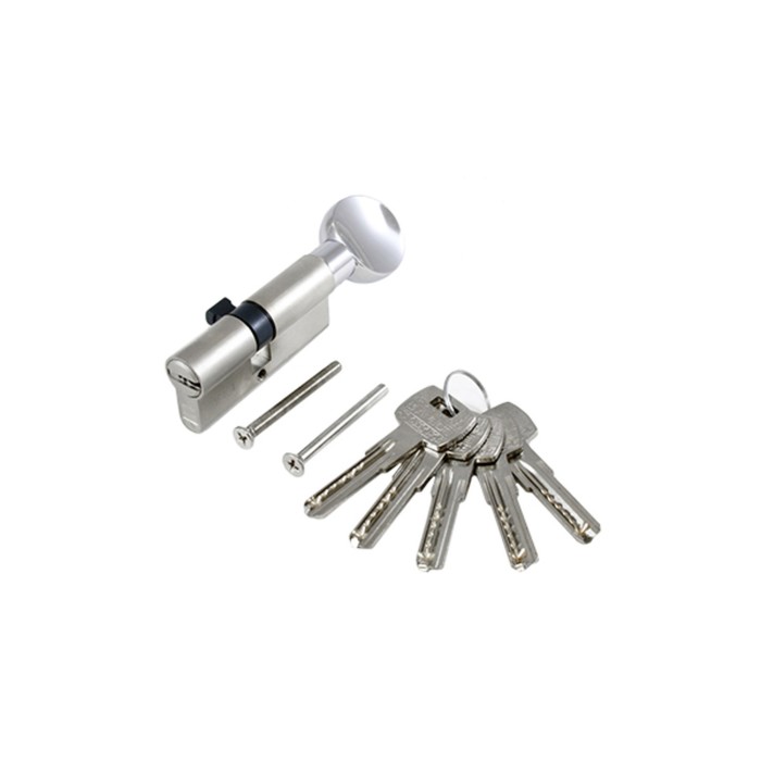 Цилиндровый механизм Apecs Premier RT-68(31/37C)-C-NI, ключ-вертушка, цвет никель