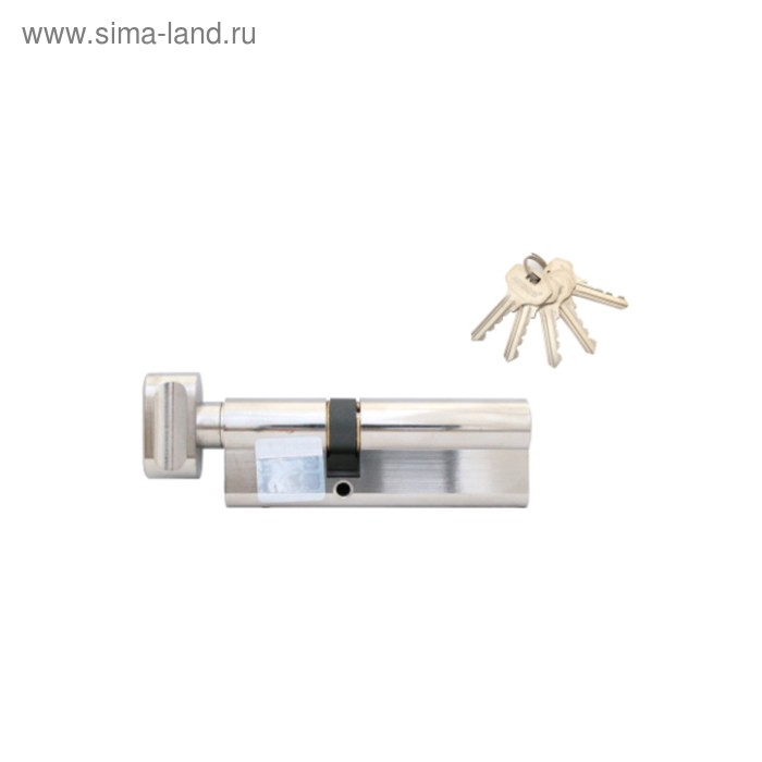 фото Цилиндровый механизм apecs sc-90(35с/55)-z-c-ni, английский ключ-вертушка, цвет никель