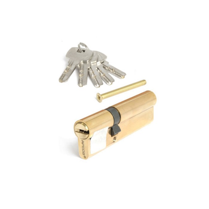 Цилиндровый механизм Apecs SM-100(35/65)-G, перфорированный ключ, цвет латунь