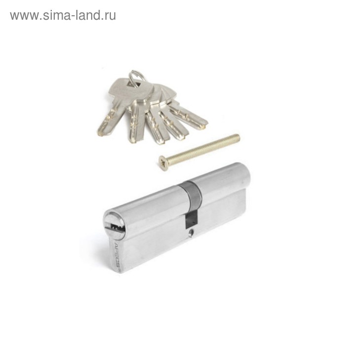 Цилиндровый механизм Apecs SM-100-NI, перфорированный ключ, цвет никель
