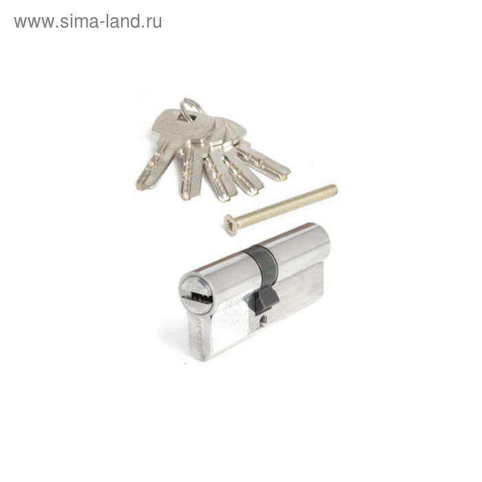 фото Цилиндровый механизм apecs sm-70(30/40)-ni, перфорированный ключ, цвет никель