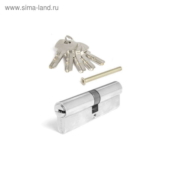 фото Цилиндровый механизм apecs sm-90-ni, перфорированный ключ, цвет никель