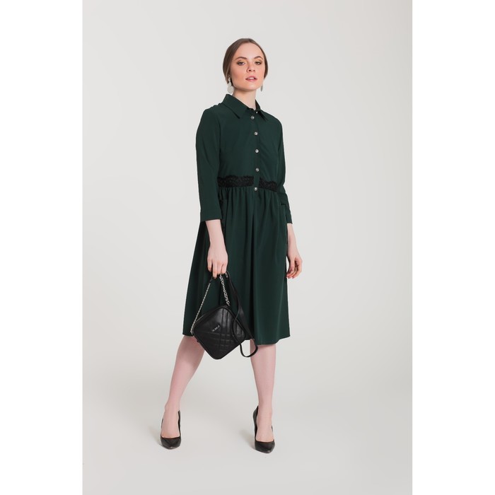 Платье женское 64 цвет зелёный, р-р 44