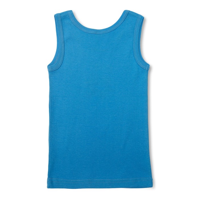 Майка для мальчика, рост 92 см, цвет голубой 2239_М