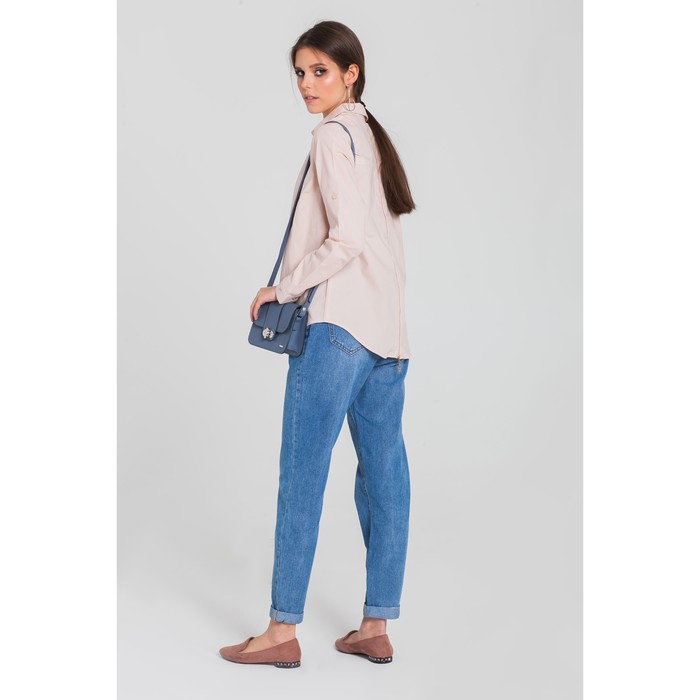Блуза женская 61016 цвет пудра, р-р 44 (M/38)