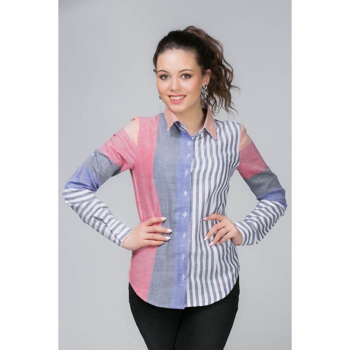 Блуза женская 95001 цвет серый, р-р 42 (S/36)