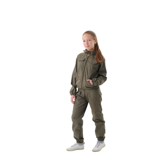 Костюм детский «МАУГЛИ Пионер», сорочка, рост 158-164, 13-16 лет, цвет хаки