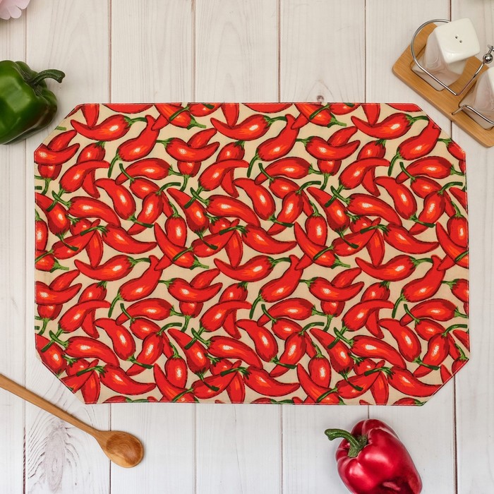 Салфетка на стол "Перчик" 48х33 см, полиэстер