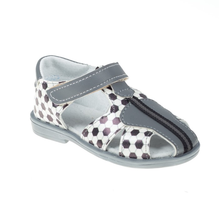 Туфли летние арт. 854-5 (серый) (р. 27) (17 см)