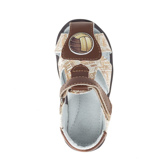 Туфли летние арт. 854-6 (коричневый) (р. 23) (14,5 см)