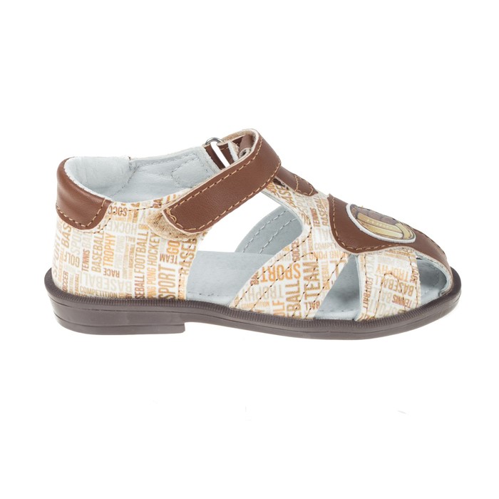 Туфли летние арт. 854-6 (коричневый) (р. 24) (15 см)